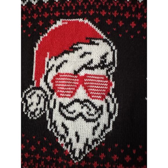 Holiday Time Ugly Christmas Sweater Christmas Holiday Feliz Navidad Santa XL - Picture 6 of 8